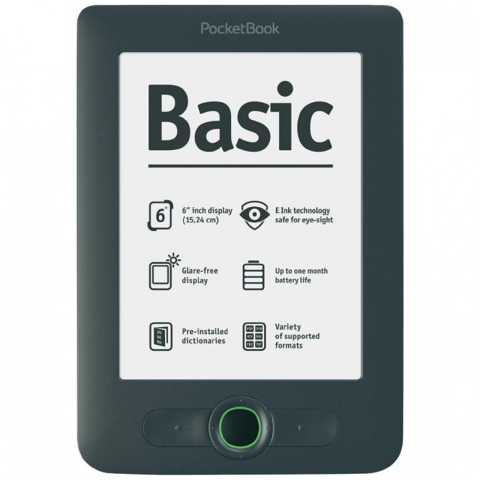 картинка Электронная книга PocketBook 613 Basic Grey (PB613-G-CIS) от магазина КомпьютерЦентр