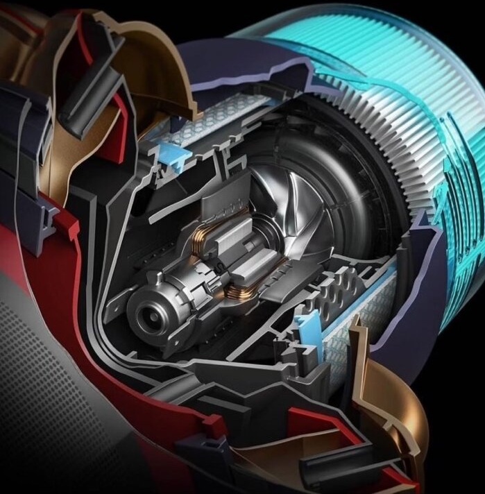 картинка Пылесос Dyson Gen5 SV23 Detect Absolute Vacum (Midnight Blue/ Copper) от магазина КомпьютерЦентр