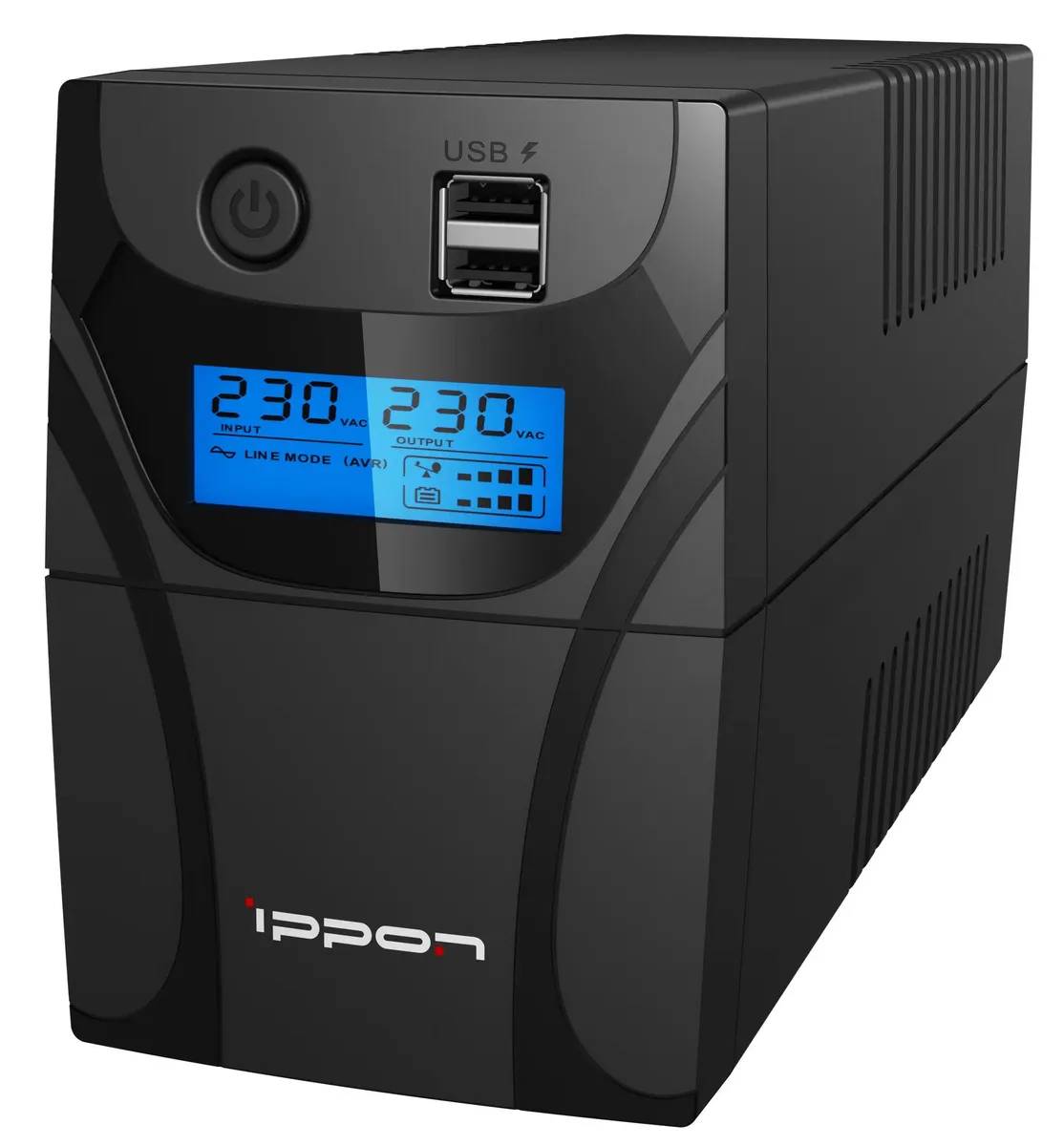 картинка ИБП Ippon Back Power Pro II Euro 650 360Вт 650ВА черный 1005511 от магазина КомпьютерЦентр