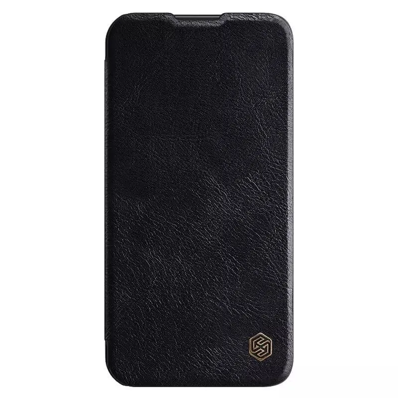 картинка Кожаный чехол-книжка Nillkin Leather Qin Pro для Samsung Galaxy A54 5G (черный) от магазина КомпьютерЦентр