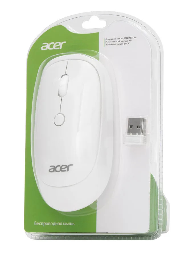 картинка Мышка Acer OMR138 White (ZL.MCEEE.01L) от магазина КомпьютерЦентр