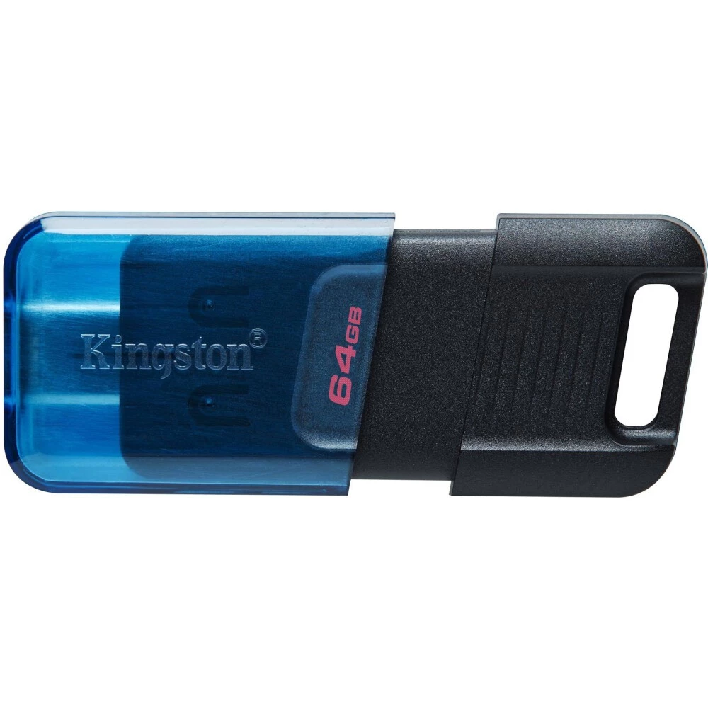 картинка USB3.2 64Gb накопитель Kingston DataTraveler 80 M Black (DT80M/ 64GB) от магазина КомпьютерЦентр