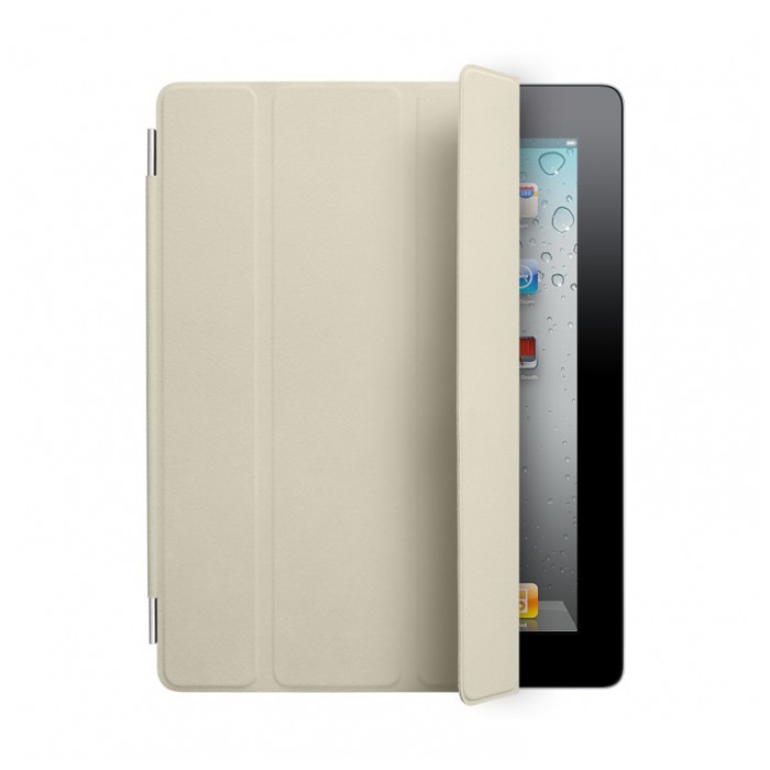 картинка Чехол Apple iPad Smart Cover Leather Cream for iPad 2 (MC952LL/A) от магазина КомпьютерЦентр