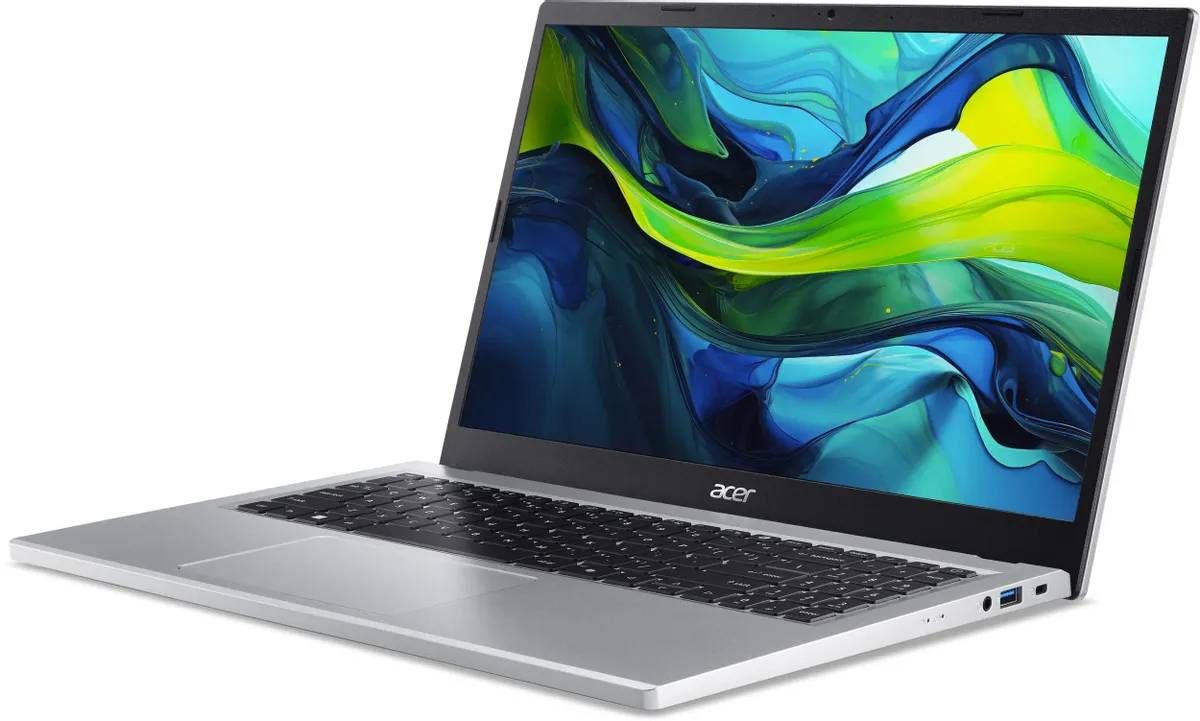 картинка Ноутбук Acer Aspire Go AG15-31P-35MV (NX.KX5CD.005) 15.6'' IPS/  Intel i3-N305/  8ГБ LPDDR5/  256ГБ SSD/  Intel UHD Graphics/  noOS, серебристый от магазина КомпьютерЦентр