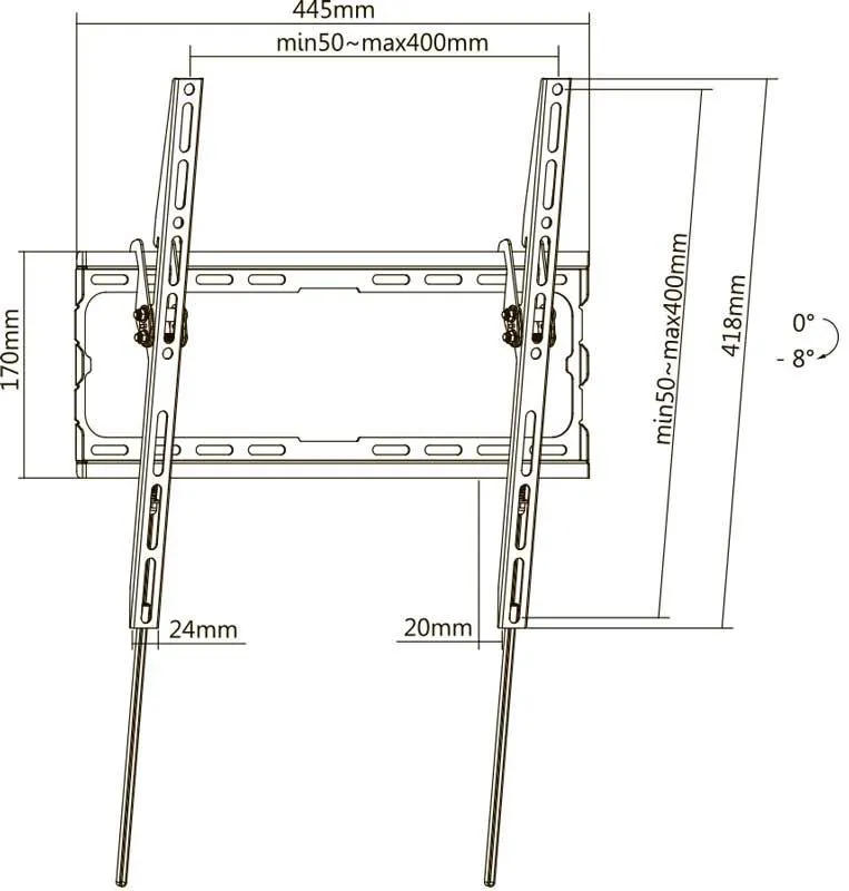 картинка Крепление KIVI Basic-44T 32-70'' от магазина КомпьютерЦентр