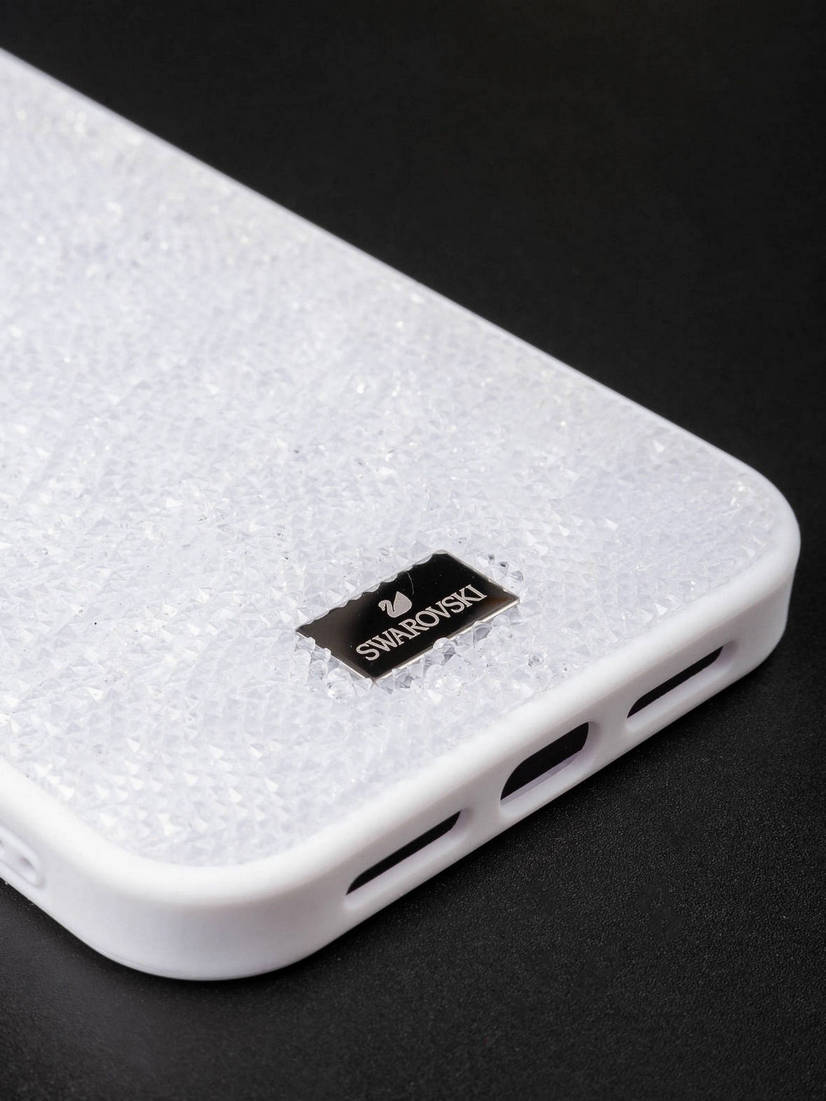 картинка Чехол Swarovski для iphone 13 Pro Max Белый от магазина КомпьютерЦентр