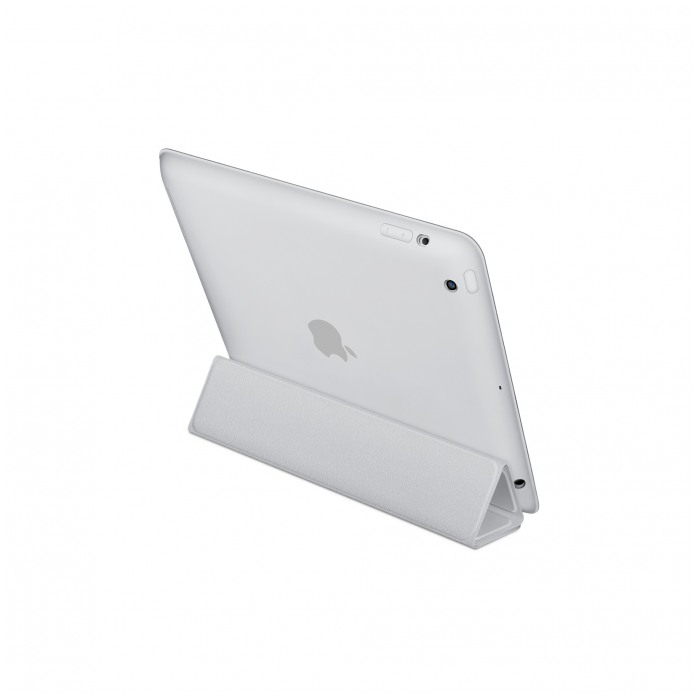 картинка Чехол Apple Case Smart Case Polyurethane Light Grey for New iPad/ iPad2 (md455) от магазина КомпьютерЦентр