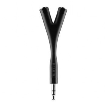 картинка Разветвитель для наушников Belkin Y-Adapter 3.5mmх2 Black (AV10093bt) от магазина КомпьютерЦентр