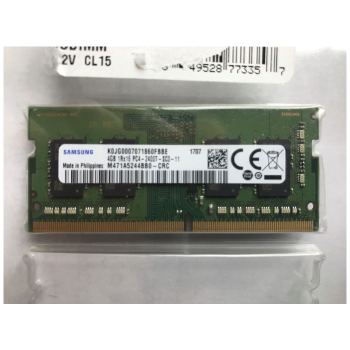 картинка Оперативная память Samsung SO-DIMM DDR4 4Gb 2400MHz PC3-19200 (M471A5244BB0) от магазина КомпьютерЦентр