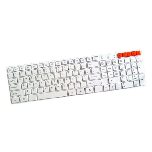 картинка Клавиатура DeTech K4222 USB White (K4222) от магазина КомпьютерЦентр