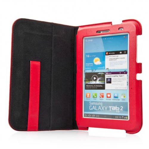 картинка Чехол Capdase Folio Dot Portfolio Case for Galaxy Tab2 7.0 GT-P3100/ 3110 Red (FCSGP3100-P091) от магазина КомпьютерЦентр
