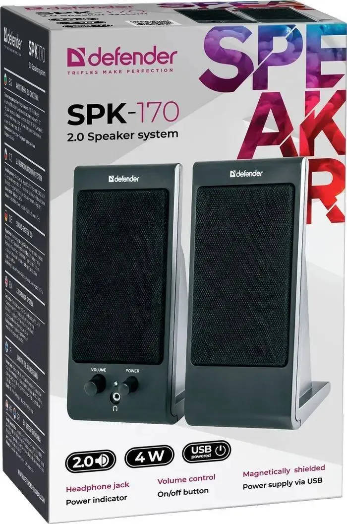 картинка Акустика Defender SPK-170 Black (65165) от магазина КомпьютерЦентр