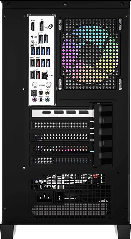 картинка Корпус Formula Crystal Z1M Plus FR, черный, без БП, mATX, PSU CRYSTAL Z1M + FR от магазина КомпьютерЦентр