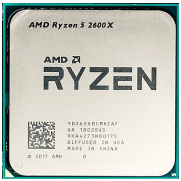 картинка Процессор AMD Ryzen 5 2600X AM4 tray (YD260XBCM6IAF) от магазина КомпьютерЦентр