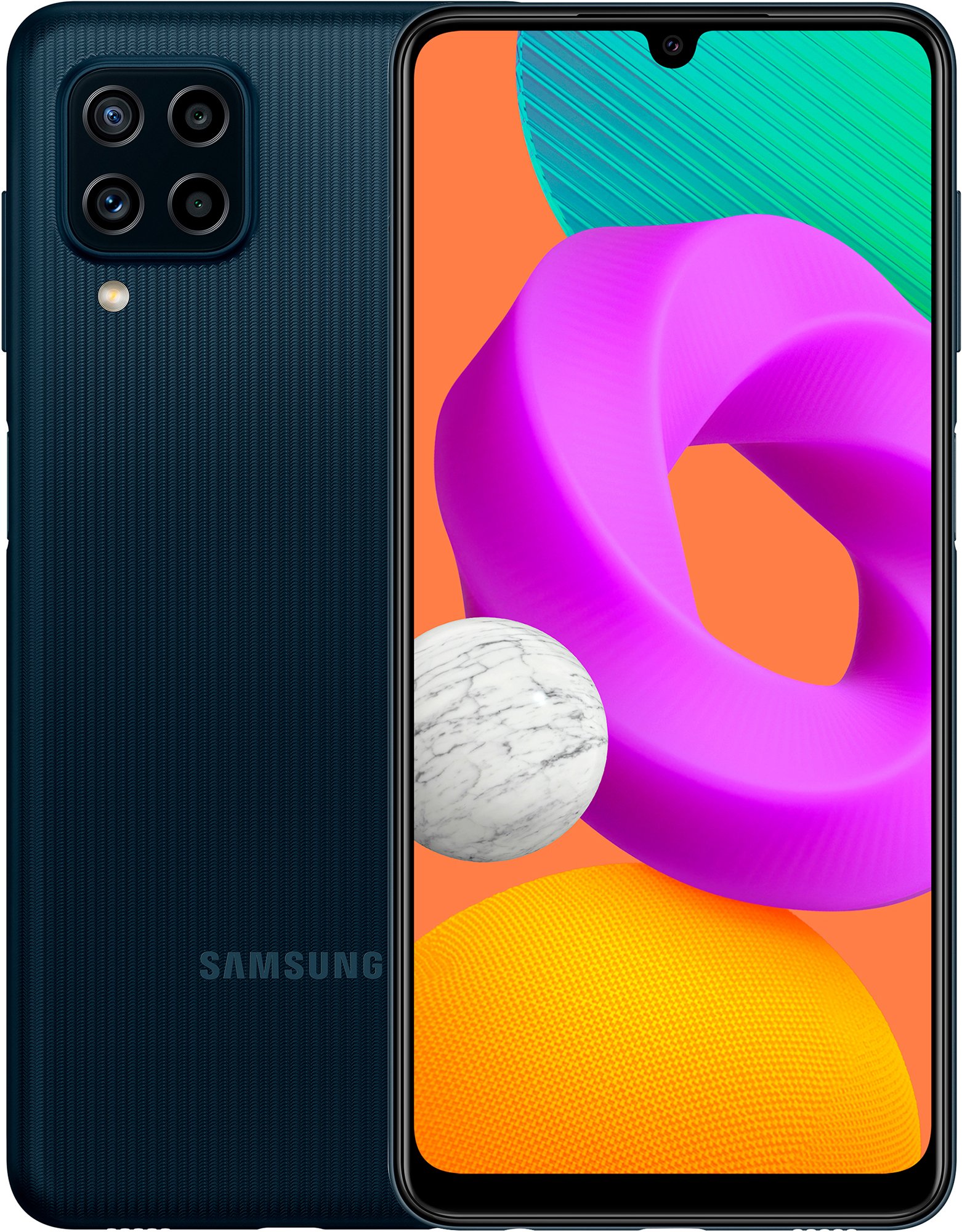 картинка Смартфон Samsung Galaxy M22 SM-M225F 128Gb Black (SM-M225FZKGSER) от магазина КомпьютерЦентр