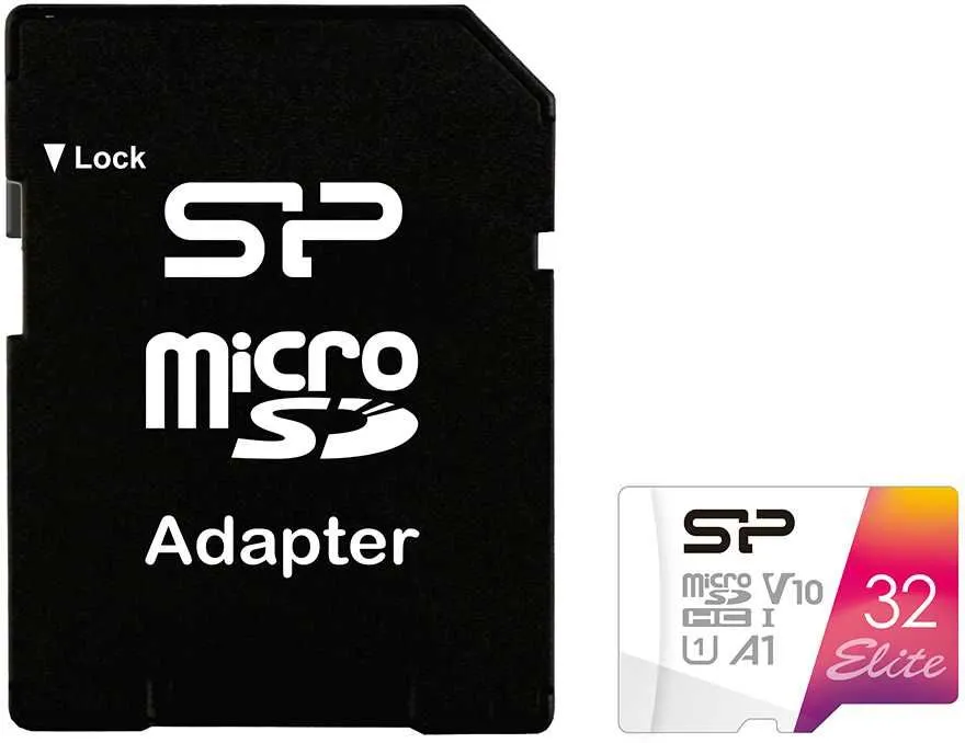 картинка Карта памяти 32Gb microSDHC SiliconPower Elite Class 10+ adapter (SP032GBSTHBV1V20SP) от магазина КомпьютерЦентр