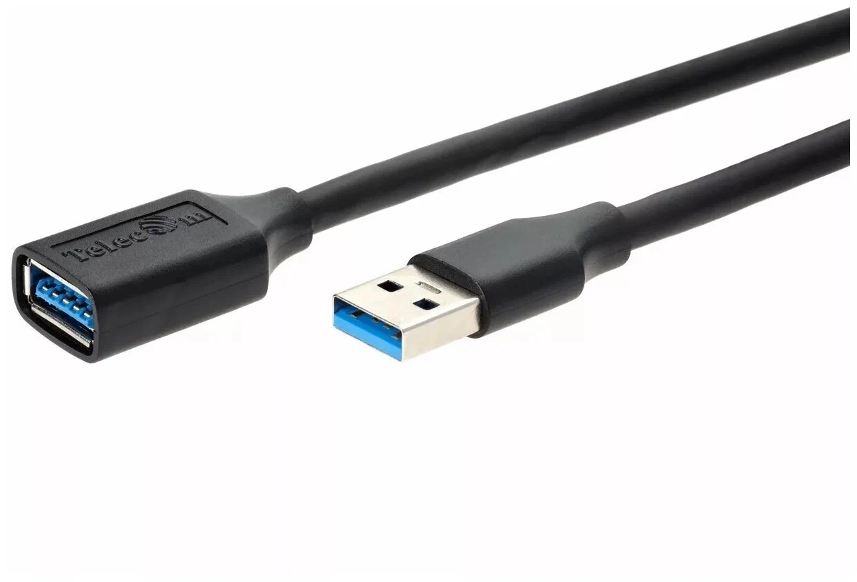 картинка Кабель удлинительный USB3.0 Am-Af 5m Telecom черный (TUS708-5M) (7958820049217) от магазина КомпьютерЦентр