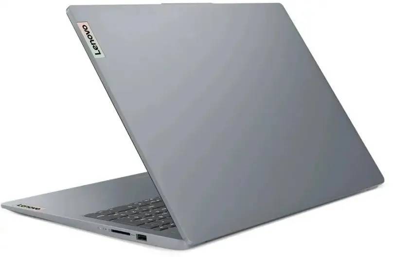 картинка Ноутбук Lenovo IdeaPad Slim 3 15ABR8 15.6'' FHD IPS/  AMD Ryzen 5 7430U/  8Gb DDR4/  SSD 512Gb/  AMD Radeon Graphics/  noOS, grey (82XM00HGRK) от магазина КомпьютерЦентр