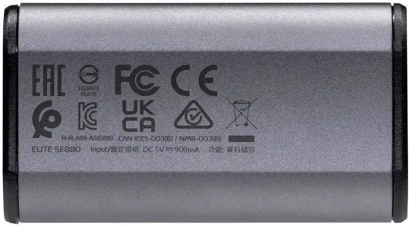 картинка SSD внешний 1Тб A-DATA External SE880 Portable USB Type-C Gray (AELI-SE880-1TCGY) от магазина КомпьютерЦентр