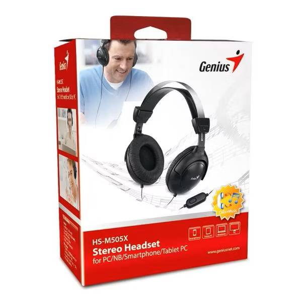 картинка Гарнитура Genius HS-M505X Black (31710058101) от магазина КомпьютерЦентр