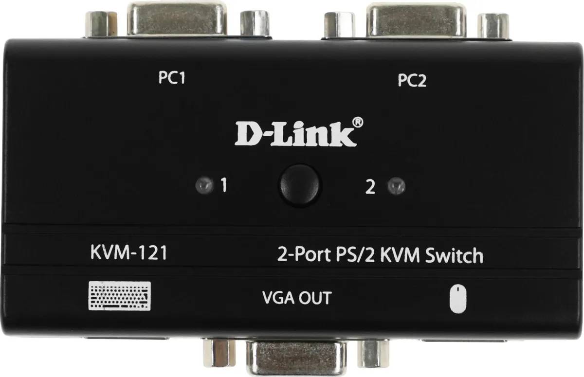 картинка Переключатель D-Link KVM-121 (KVM-121/ B1A) от магазина КомпьютерЦентр