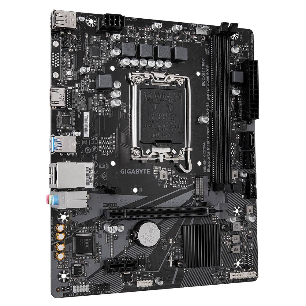 картинка Материнская плата Gigabyte H610M K DDR4 V2.0, LGA 1700, Micro-ATX от магазина КомпьютерЦентр