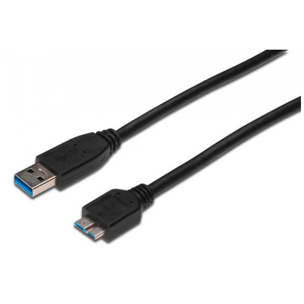 картинка Кабель Ednet  USB 3.0 (AM/ microB) 1m (84133) от магазина КомпьютерЦентр