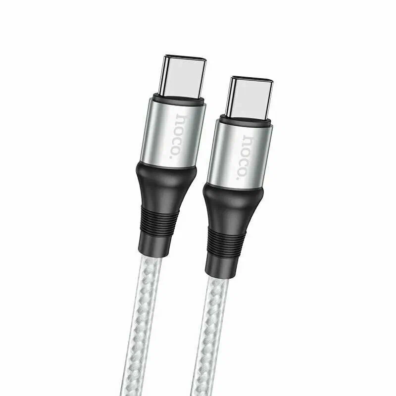 картинка Кабель Hoco X50 Type-C to Type-C Exquisito 100W charging data cable 2m Black от магазина КомпьютерЦентр