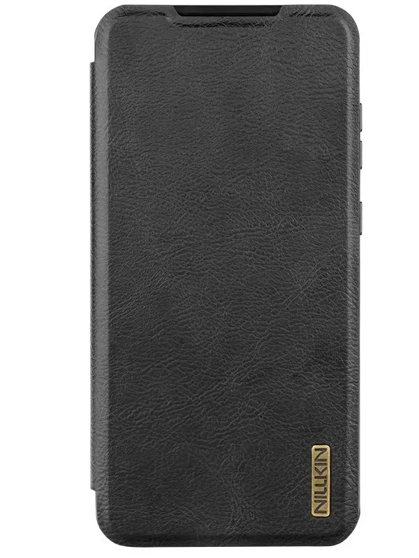 картинка Чехол книжка для Samsung Galaxy A56 5G Nillkin Qin leather case черная с защитой камеры от магазина КомпьютерЦентр