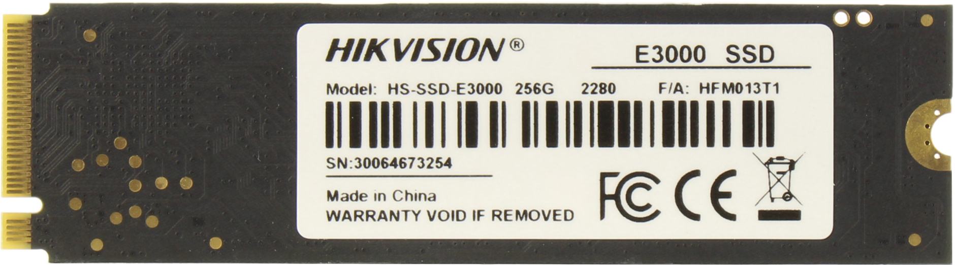 картинка SSD накопитель 256Gb Hikvision E3000 Series (HS-SSD-E3000/ 256G) от магазина КомпьютерЦентр