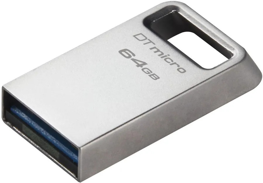 картинка USB3.1 накопитель 64Gb Kingston DataTraveler Micro Silver (DTMC3G2/ 64GB) от магазина КомпьютерЦентр