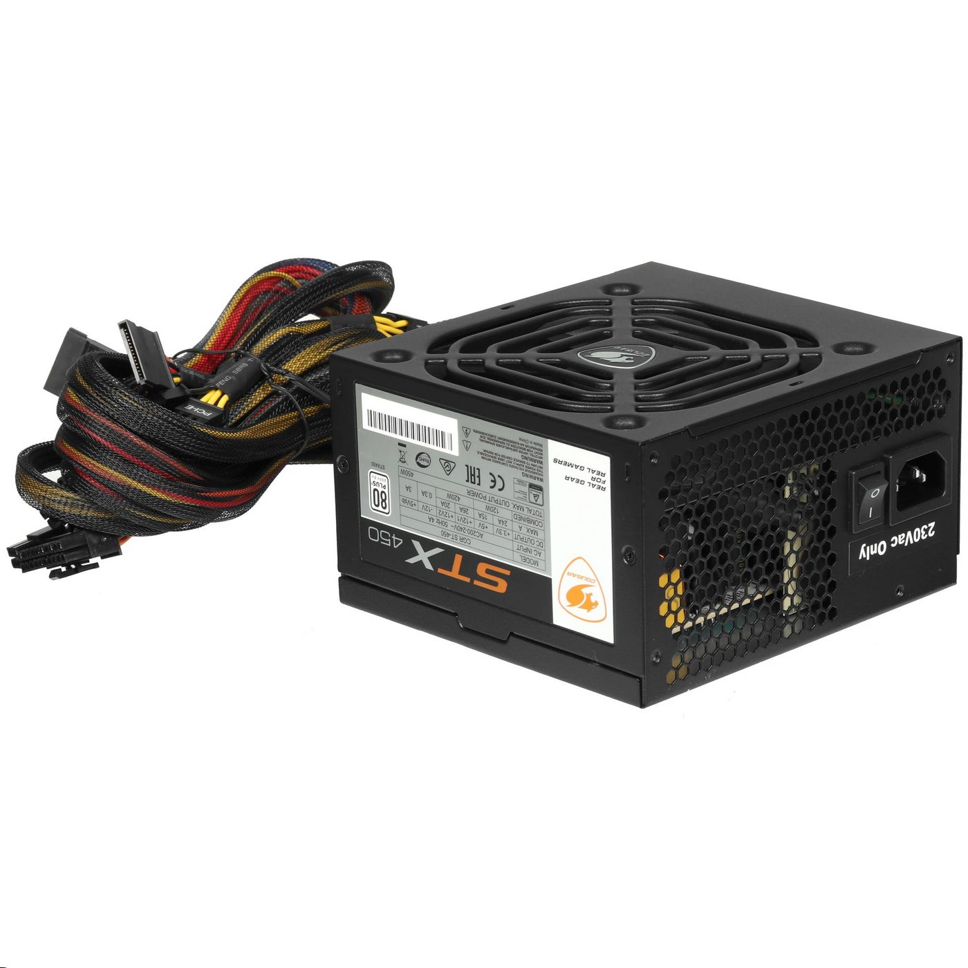 картинка Блок питания Cougar STX 450W 80+ (CGR ST-450) от магазина КомпьютерЦентр