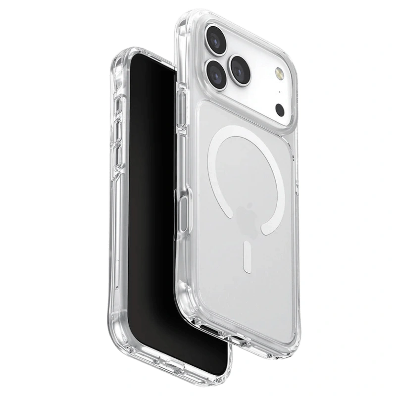 картинка Чехол Uniq HYBRID LIFEPRO XTREME MAGCLICK CHARGING (MagSafe) для iPhone 17 Pro MAX 6.9'' FROST CLEAR/ WHITE от магазина КомпьютерЦентр