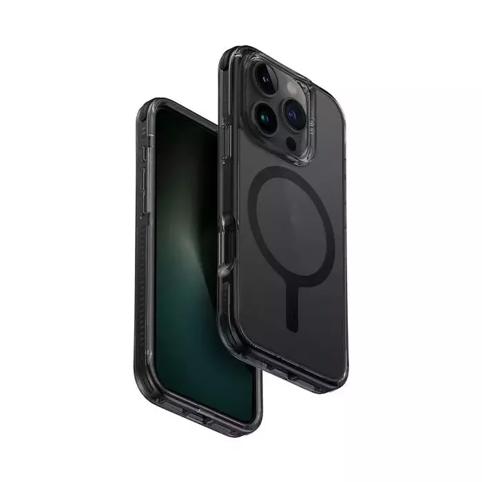 картинка Чехол Uniq HYBRID MAGCLICK CHARGING (MagSafe) COMBAT (AF) для iPhone 16 Pro 6.3'' Black (IP6.3P(2024)-COMMBLK) от магазина КомпьютерЦентр