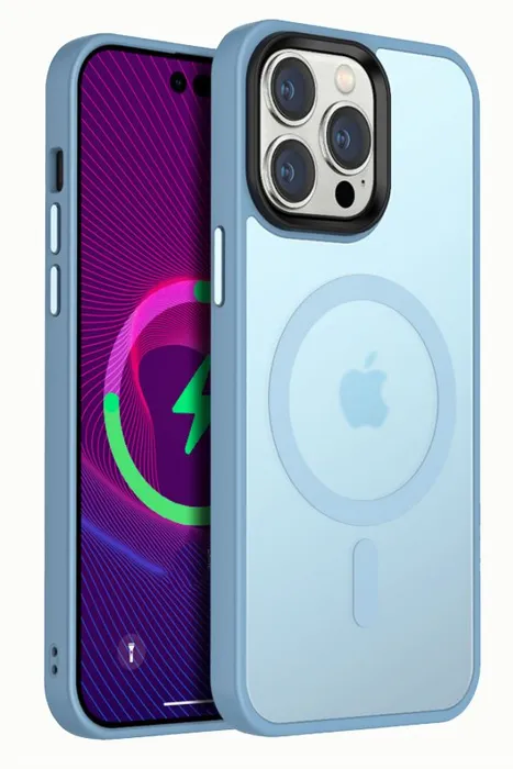 картинка Чехол iPhone 14 Pro Max 6,7'' Jingle Clear case Sierra blue от магазина КомпьютерЦентр
