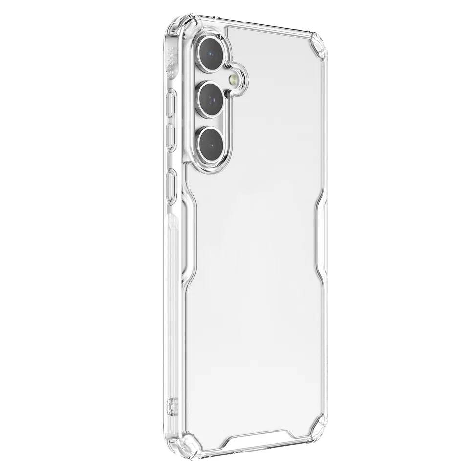 картинка Силиконовый чехол Nillkin Nature TPU Pro с для Samsung Galaxy A55 5G, прозрачный от магазина КомпьютерЦентр