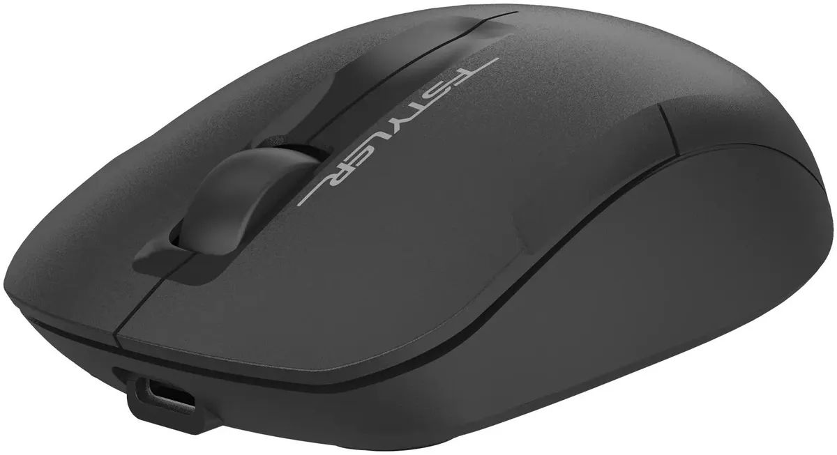 картинка Мышка A4Tech Fstyler FG15CS Air2 беспроводная, 1200 dpi, радиоканал, USB, кнопки - 3, Black от магазина КомпьютерЦентр