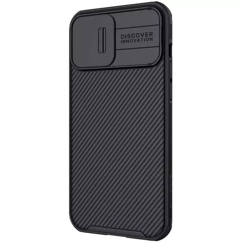 картинка Чехол-накладка Nillkin CamShield Pro Case защитной шторкой для iPhone 15 Pro Max, черный от магазина КомпьютерЦентр