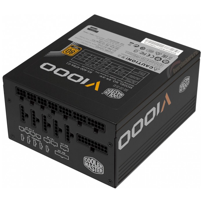 картинка Блок питания CoolerMaster V1000 1000W (PSA00-AFBAG1-EU) от магазина КомпьютерЦентр