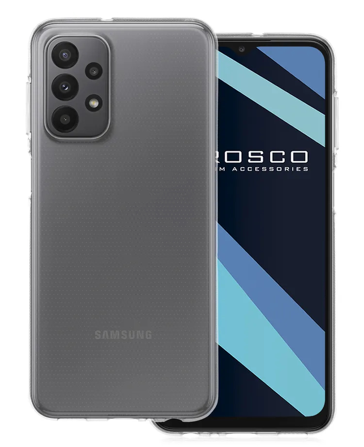 картинка Чехол-накладка ROSCO для Samsung Galaxy A23, прозрачный от магазина КомпьютерЦентр