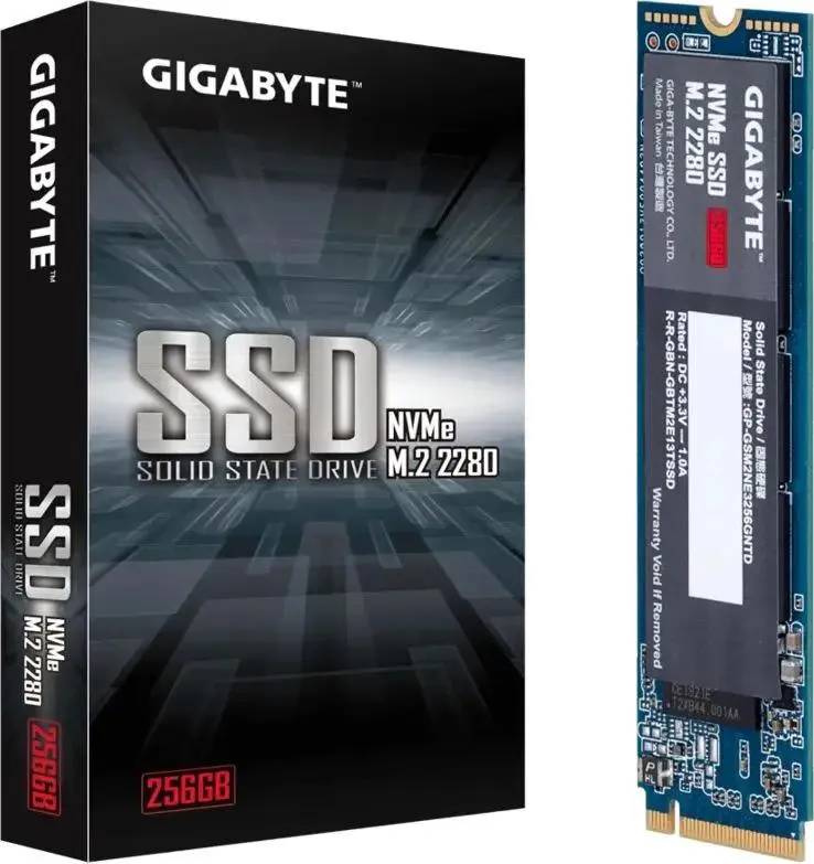 картинка SSD накопитель 256Gb GIGABYTE M.2 (2280) (GP-GSM2NE3256GNTD) от магазина КомпьютерЦентр