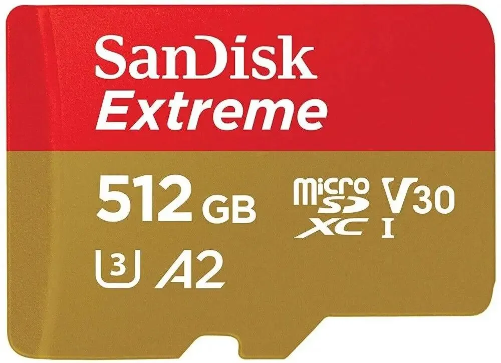 картинка Карта памяти 512Gb microSDXC SanDisk Class 10 UHS-I A2 C10 V30 U3 Extreme 190MB/ s (SDSQXAV-512G-GN6MN) от магазина КомпьютерЦентр