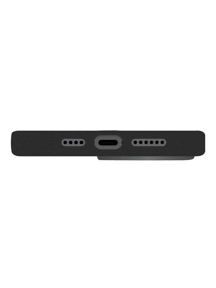 картинка Чехол из искусственной кожи Uniq HYBRID LYDEN (MagSafe) для iPhone 15 Pro 6.1'', черный (Black) IP6.1P(2023)-LYDMBLK от магазина КомпьютерЦентр