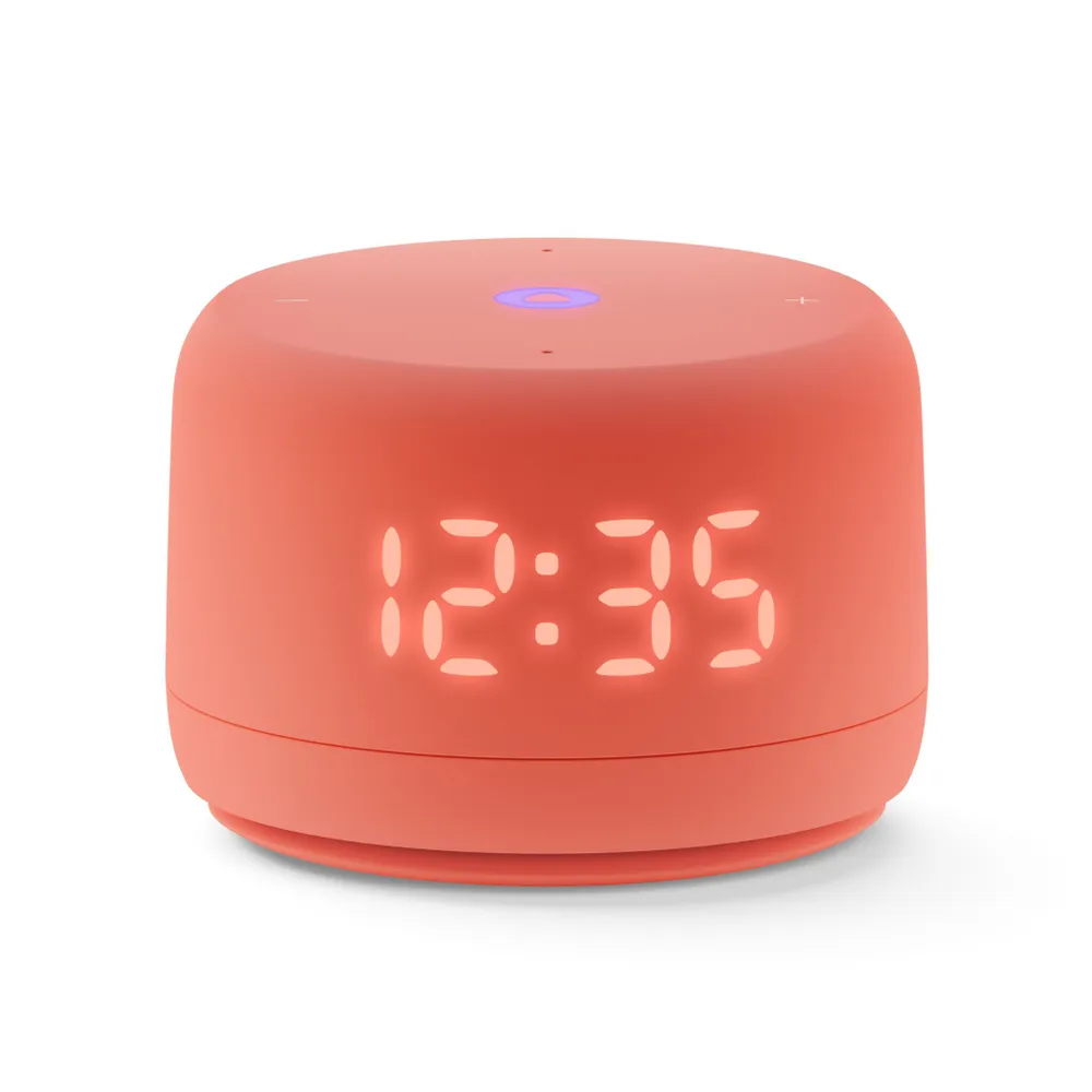 картинка Умная колонка Яндекс Станция Лайт 2 [Алиса, Bluetooth, Wi-Fi, Питание 220В, цвет коралловый] (YNDX-00026ЗORG) от магазина КомпьютерЦентр