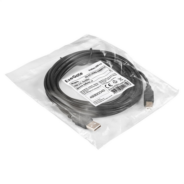 картинка Кабель USB 2.0 ExeGate EX-CC-USB2-AMBM-5.0 (Am/ Bm, 5м) (EX294746RUS) от магазина КомпьютерЦентр