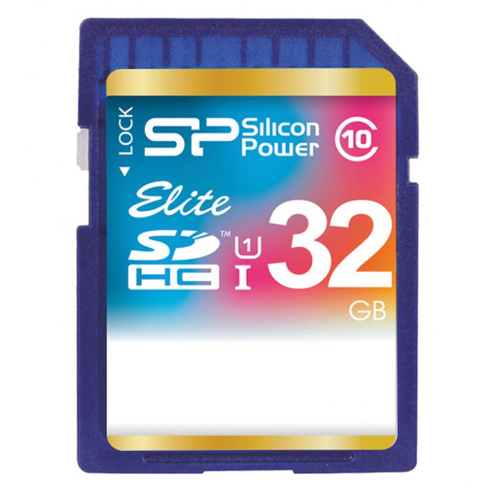 картинка Карта памяти SiliconPower 32Gb SDHC Elite class 10 UHS-I (SP032GBSDHAU1V10) от магазина КомпьютерЦентр