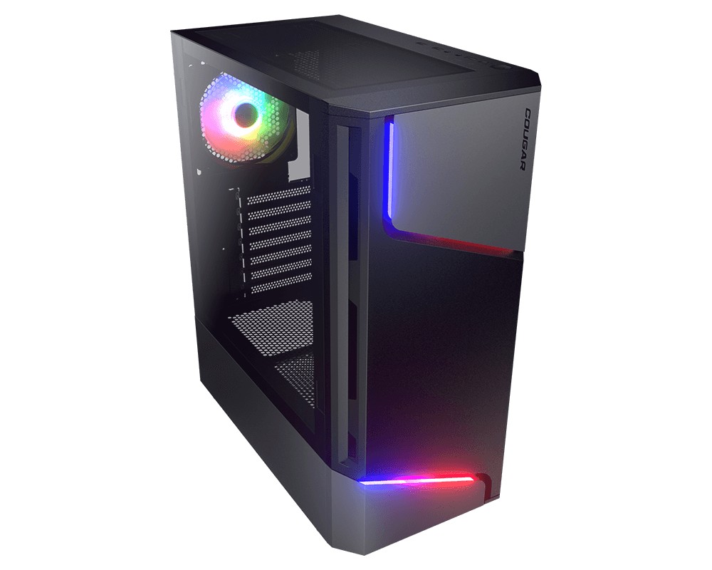 картинка Корпус Cougar MX360 RGB, Black, без БП от магазина КомпьютерЦентр