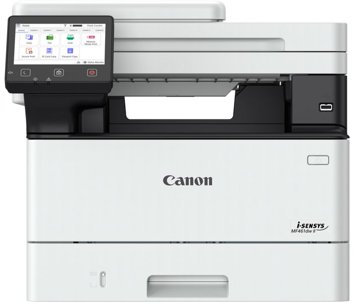 картинка МФУ лазерное Canon i-SENSYS MF461dw II (A4, принтер/ копир/ сканер, 1200dpi, 36ppm, 1+4Gb, DADF50, Duplex, WiFi, Lan, USB) (7188C019) от магазина КомпьютерЦентр