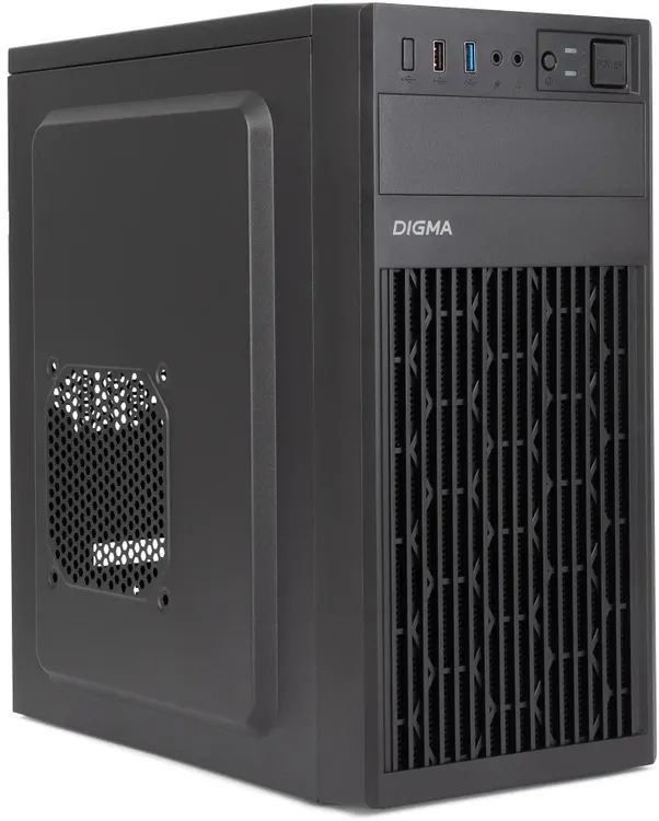 картинка Корпус Digma DCC-MN302, черный, без БП, mATX от магазина КомпьютерЦентр