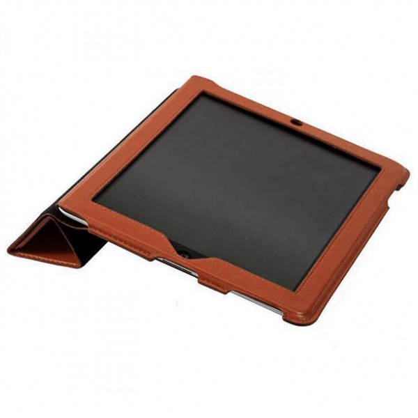 картинка Чехол Dublon Leatherworks Smart Perfect Case Brown for newiPad/ iPad 2 (SPC-ID3-BRN) от магазина КомпьютерЦентр